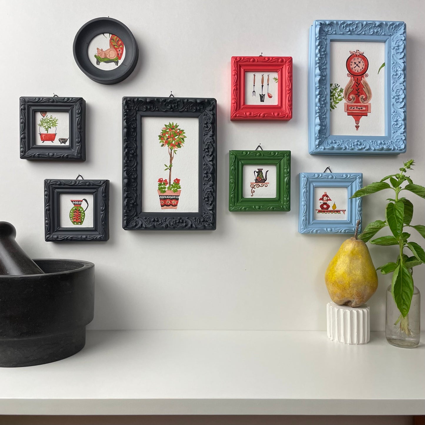 "LAMP & PEAR" 8/8 INTO THE KITCHEN SERIES