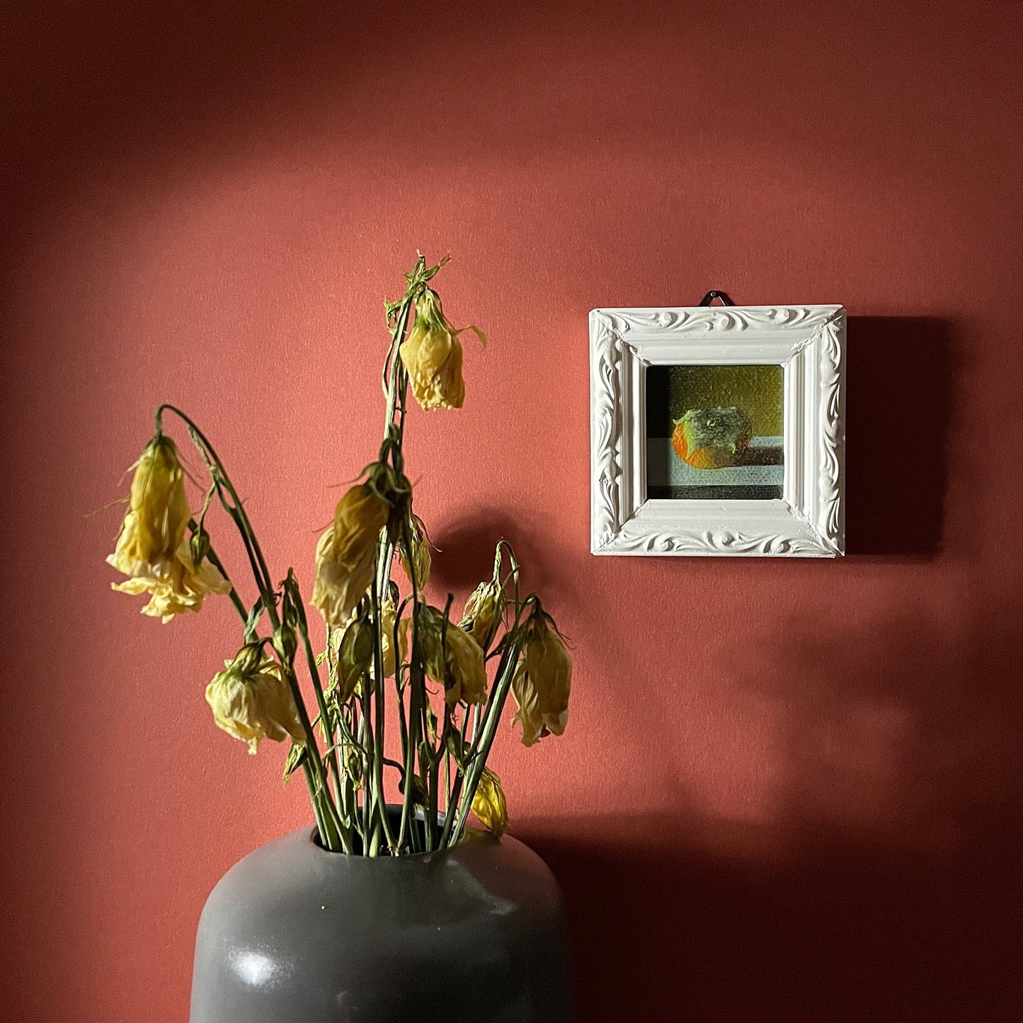 "TWO PERSIMMON" : MOODY FRUIT SERIES 2/6