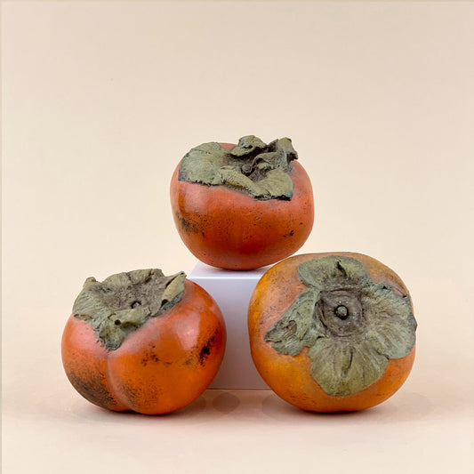 3 PERSIMMONS / PAINTED NATURAL