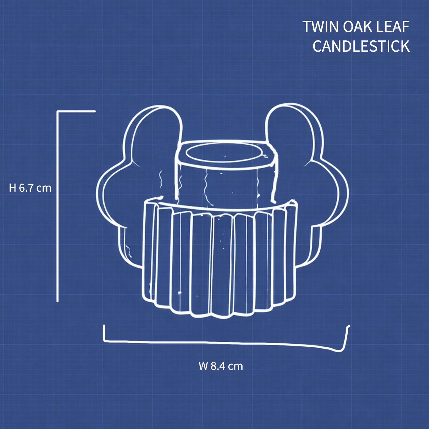 CANDLESTICK SET - LOBSTER RED