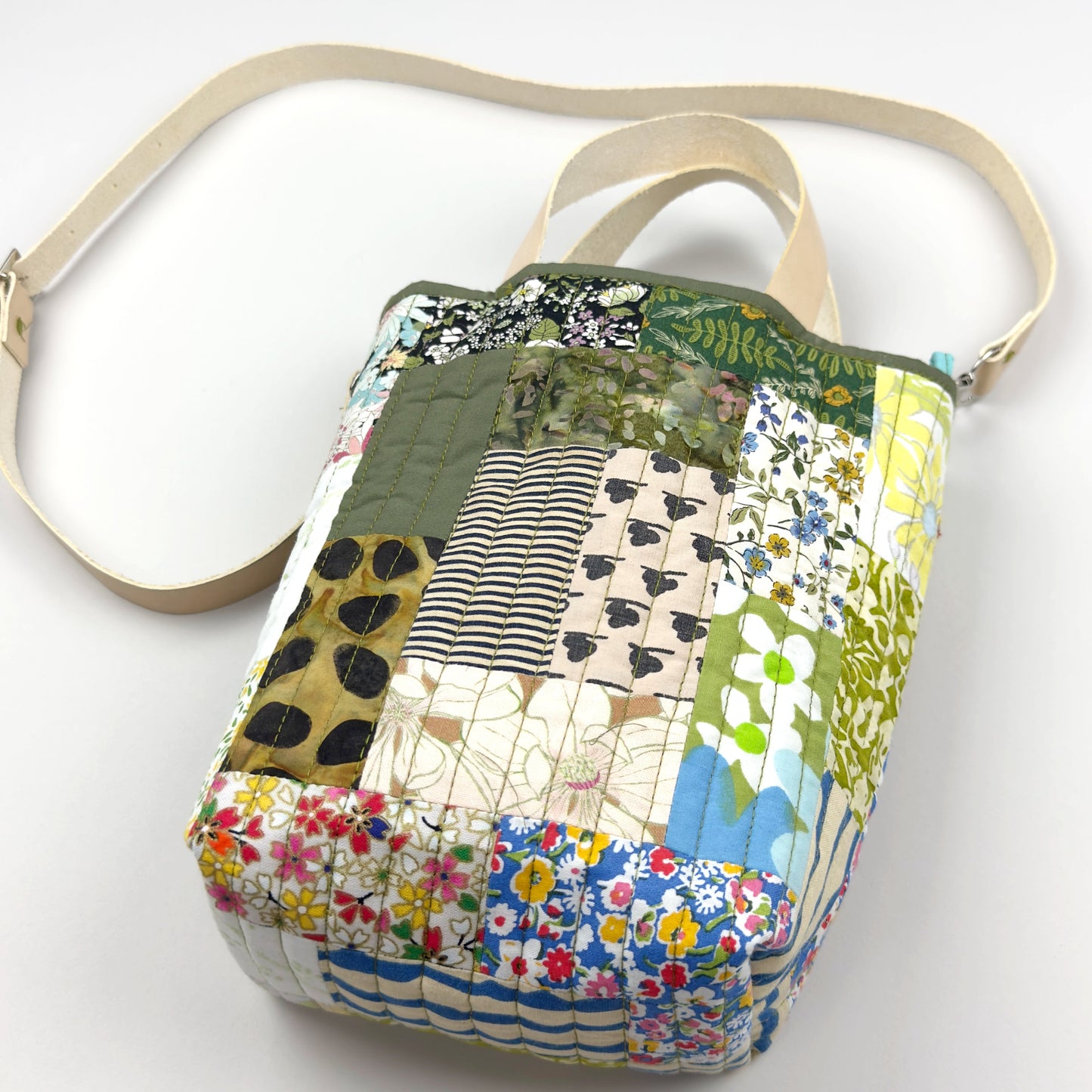 CITY BAG IN GARDEN PATCHWORK