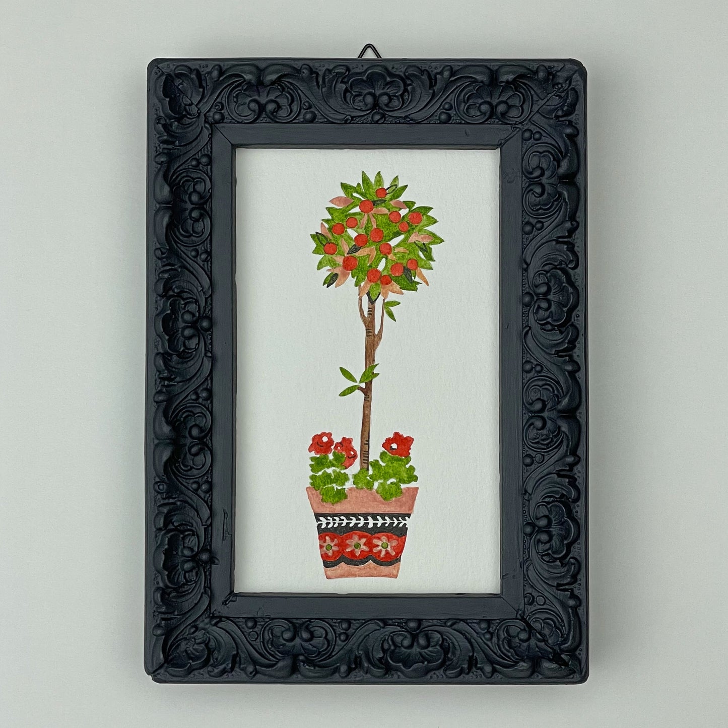 "POTTED FRUIT TREE" 6/8 INTO THE KITCHEN SERIES