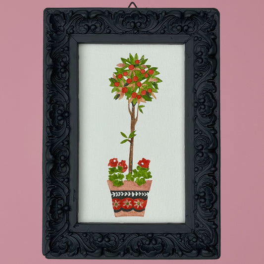 "POTTED FRUIT TREE" 6/8 INTO THE KITCHEN SERIES