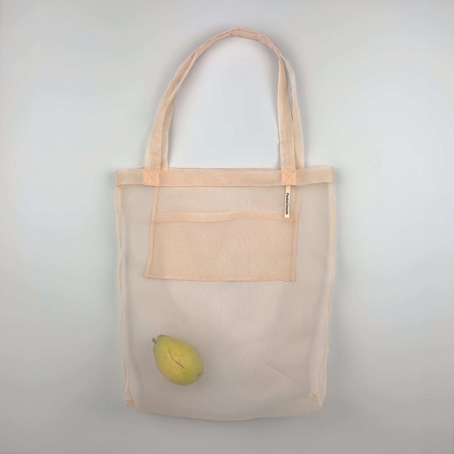 SHOWOFF BAG IN BLUSH ORGANZA